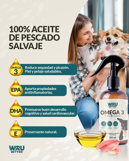 Omega 3 Pesca Salvaje – Piel Sana, Pelaje Brillante y Más Vitalidad