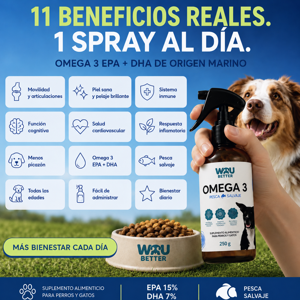 Omega 3 Pesca Salvaje - Rico en EPA y DHA